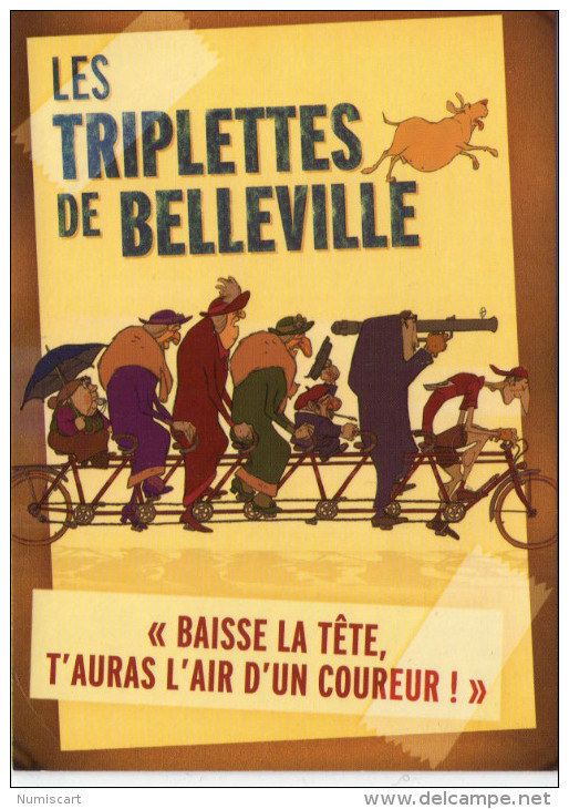 Cinéma.. Film D'Animation.. "Les Triplettes De Belleville".. Affiche.. B.D - Other & Unclassified