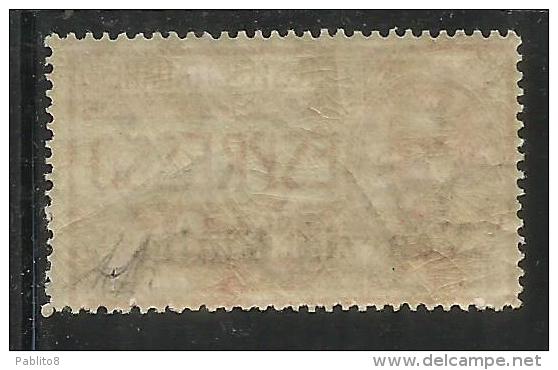 OCCUPAZIONI ITALIANE VENEZIA GIULIA 1919 ITALY OVERPRINTED SOPRASTAMPATO ITALIA ESPRESSO 25 CENTESIMI MNH FIRMATO SIGNED - Venezia Giulia