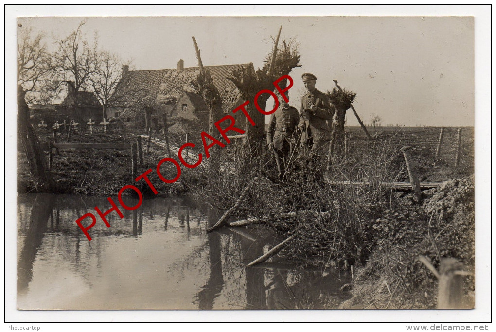 Fermes-CANDIT-TROERE-STRUYVE-8x CARTES PHOTOS Allemandes-Guerre 14-18-1WK-BELGIQUE-BELGIEN-Flandern- - Langemark-Poelkapelle