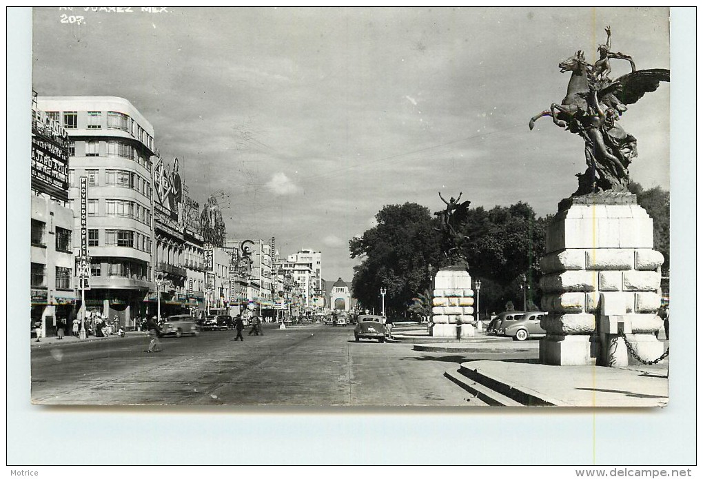 MEXICO - Avenue Juarez (carte Photo). - Mexique