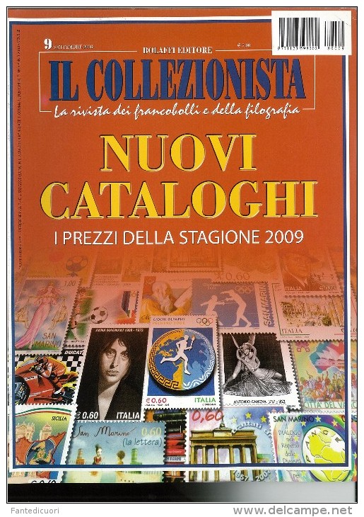 Rivista Il Collezionista, Bolaffi Editore N. 9 Anno 2008 - Italiano (desde 1941)