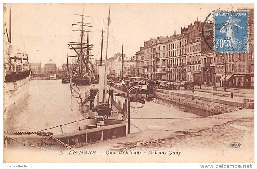 Le Havre    76  Lot De 9 Cartes Autour Du Thème Bateau - Porto