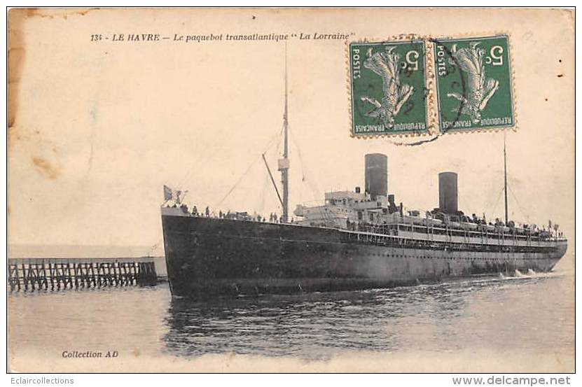 Le Havre    76  Lot De 9 Cartes Autour Du Thème Bateau - Hafen