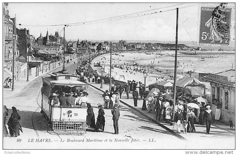 Le Havre   76     Tramway Dans Les Rues Et/ou Places..Bd Maritime - Non Classés