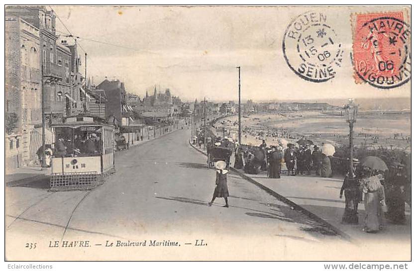 Le Havre   76     Tramway Dans Les Rues Et/ou Places.. Bd Maritime - Non Classés