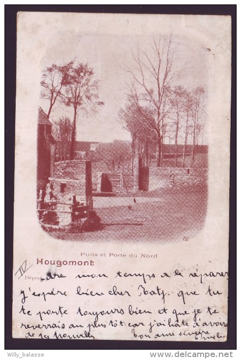 HOUGOMONT - Puits Et Porte Du Nord 1899   // - Braine-l'Alleud