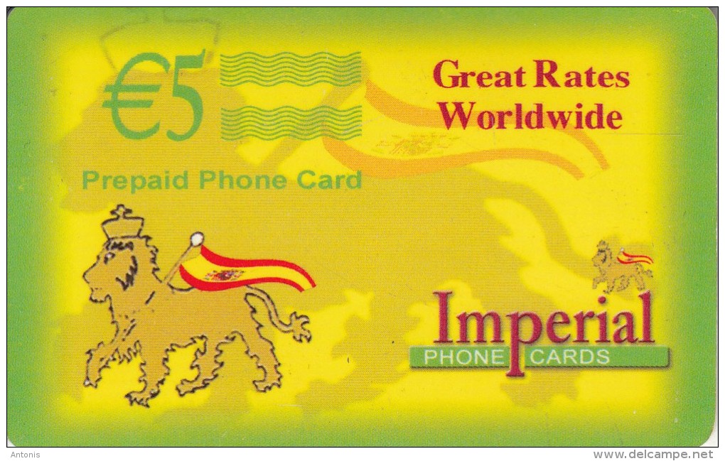 SPAIN - Imperial Prepaid Card 5 Euro, Used - Andere & Zonder Classificatie
