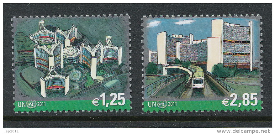 UN Vienna 2011, Michel # 689-690, MNH ** - Ungebraucht