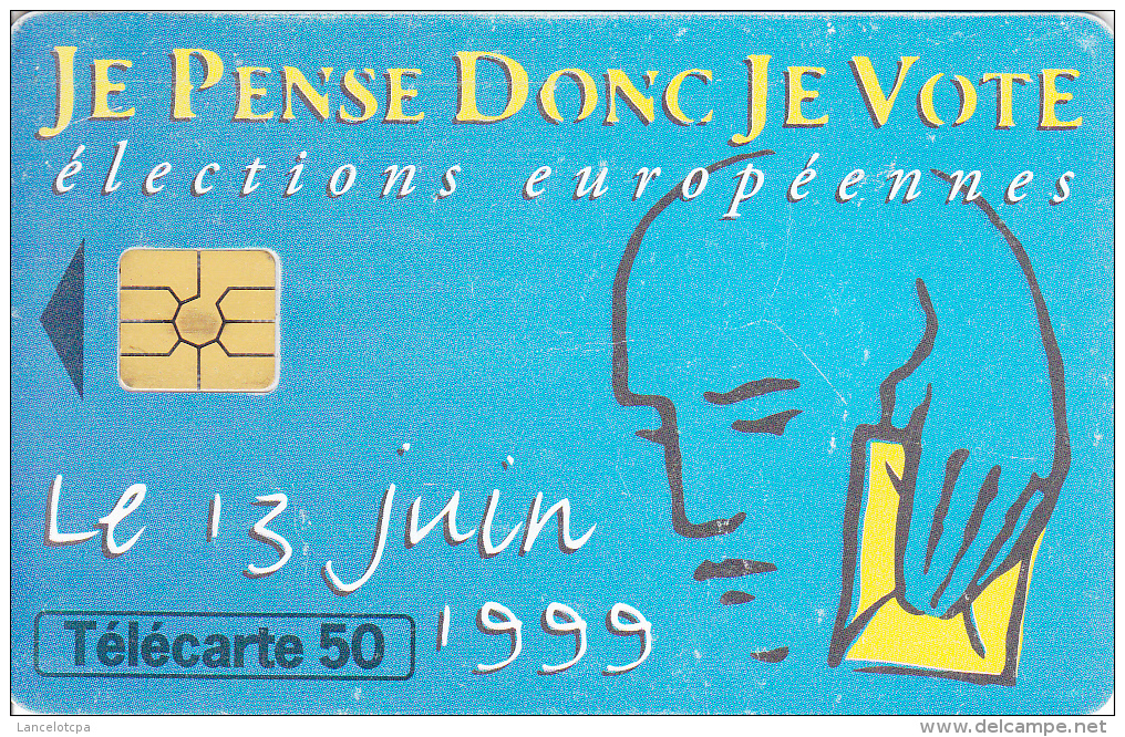 TELECARTE 50 UNITES / ELECTIONS EUROPEENNES 1999 - 600 Agences