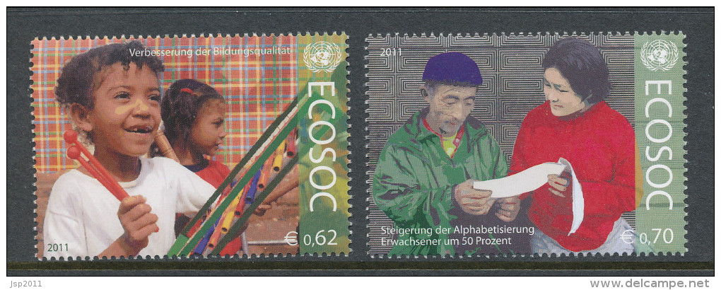 UN Vienna 2011, Michel # 730-731, MNH ** - Nuovi