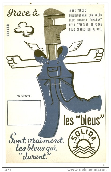 BUVARD -   Les Bleus SOLIDA - Textile & Clothing