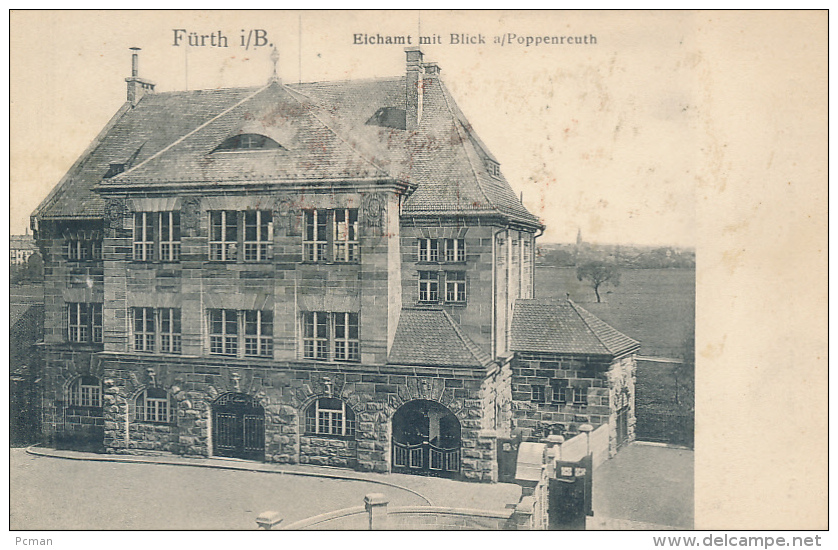 Fürth I/B.  Eichamt Mit Blick A/Poppenreuth, # 140,  - Von Georg Krehn - Fuerth