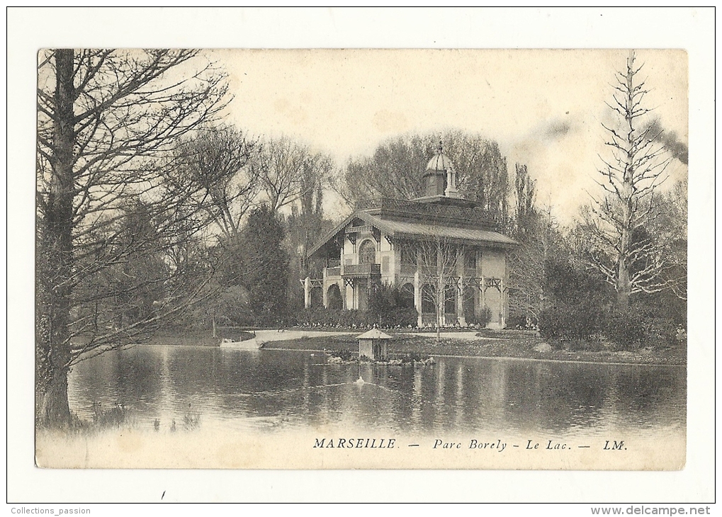 Cp, 13, Marseille, Parc Borely, Le Lac - Parken En Tuinen