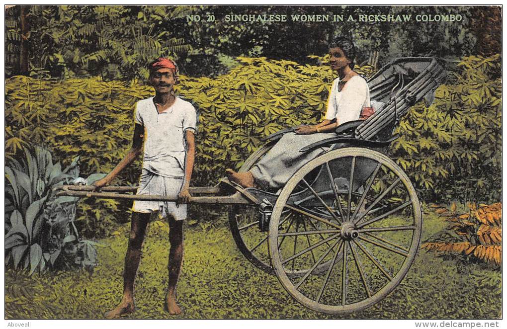 Sri Lanka Ceylon     Singhalese Women In A Rickshaw - Asia