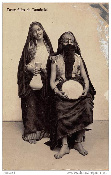Egypt   Deux Filles De Damiette Muslim Women - Asia