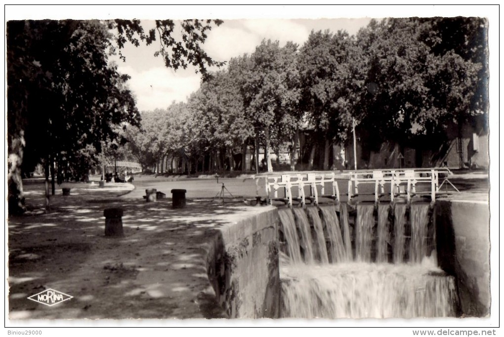 CPSM SALLELES (Aude), Le Port - Salleles D'Aude