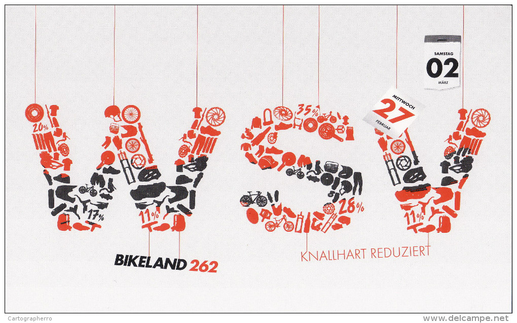 WSV Bike Land Advertising Postcard 85 - Reclame