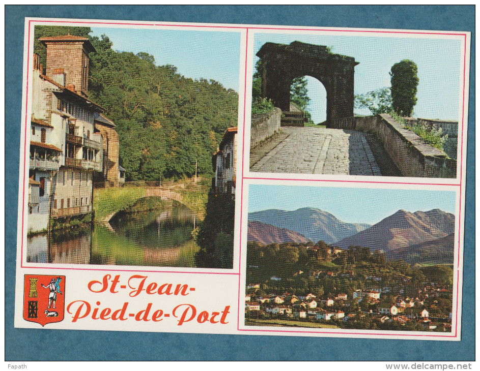 64 - PYRÉNÉES-ATLANTIQUES - SAINT-JEAN-PIED-DE-PORT - 20 Scans - Lot De 10 Cartes Postales Modernes -non écrites - 5 - 99 Cartoline