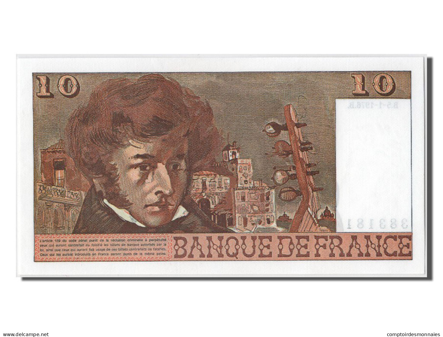 Billet, France, 10 Francs, 10 F 1972-1978 ''Berlioz'', 1976, 1976-01-05, NEUF - 10 F 1972-1978 ''Berlioz''