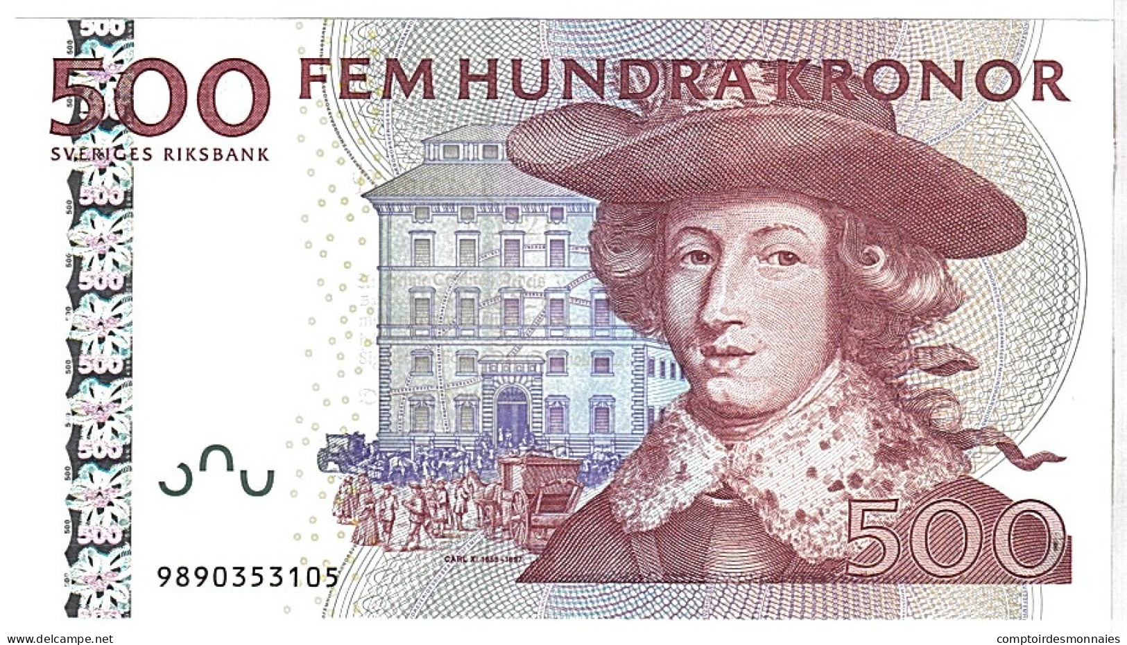 Billet, Suède, 500 Kronor, 2007, KM:66c, NEUF - Suecia