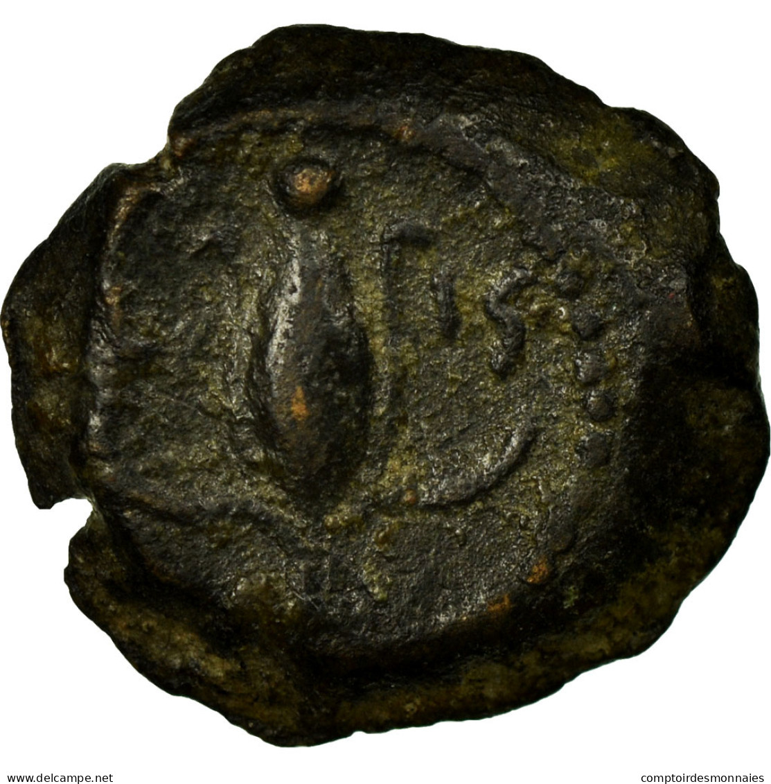 Monnaie, Trajan, Dichalkon, Alexandrie, TTB, Bronze - Röm. Provinz