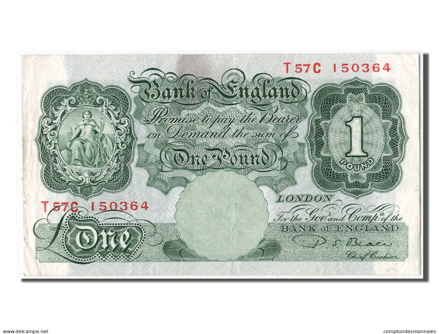 Billet, Grande-Bretagne, 1 Pound, TTB+ - 1 Pound