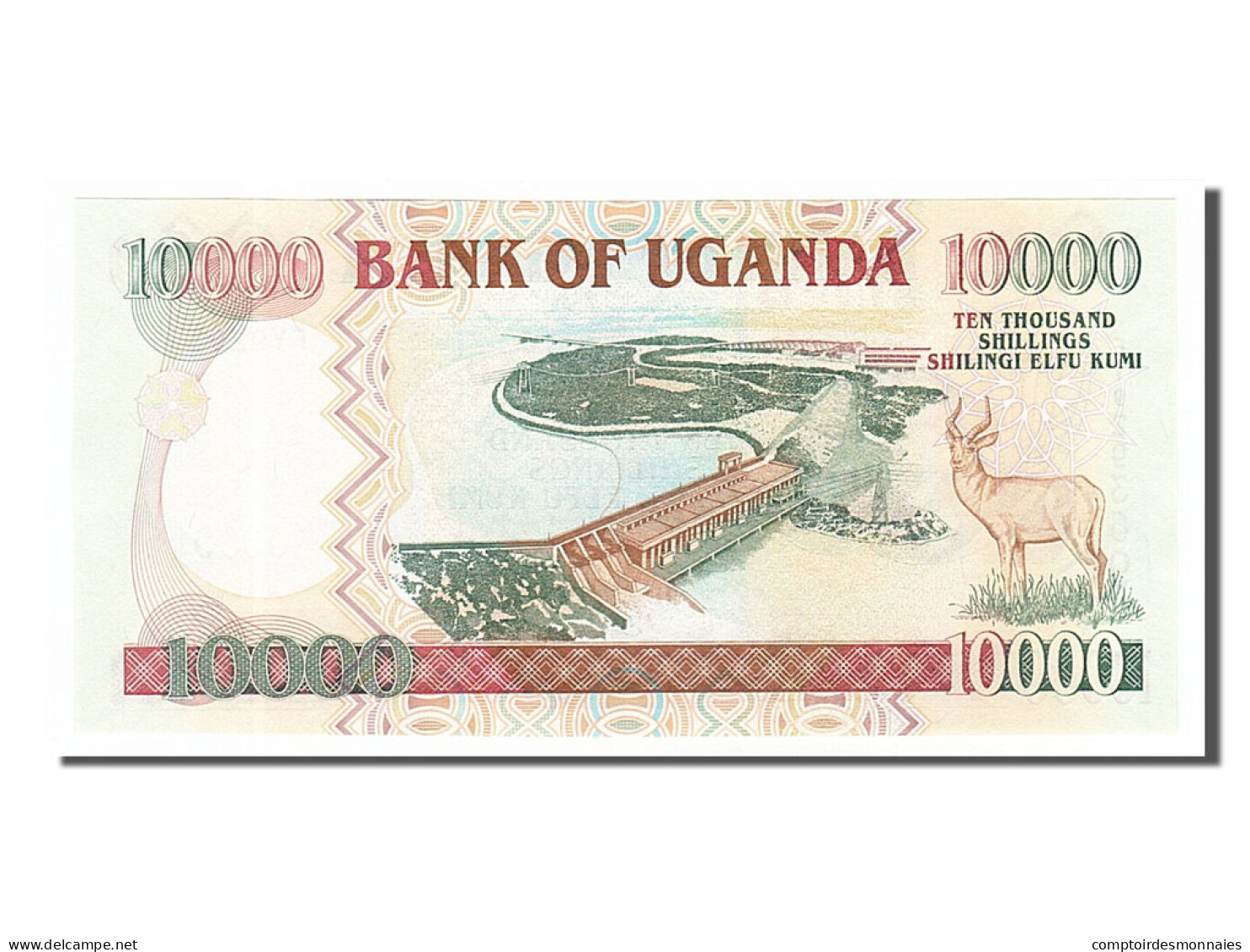 Billet, Uganda, 10,000 Shillings, 2009, NEUF - Ouganda