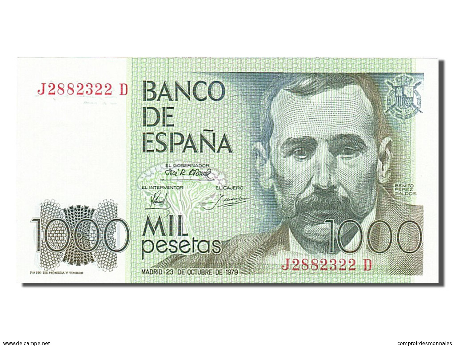 Billet, Espagne, 1000 Pesetas, 1979, 1979-10-23, SPL - [ 4] 1975-… : Juan Carlos I