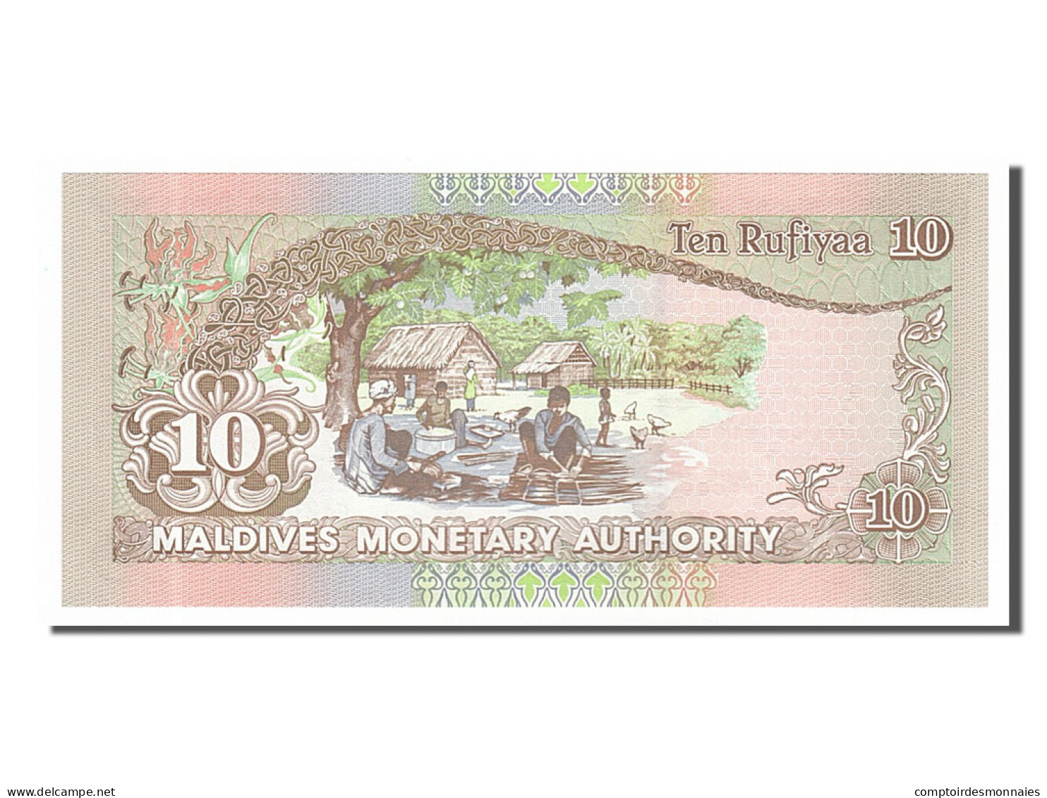 Billet, Maldives, 10 Rufiyaa, 2006, NEUF - Maldives