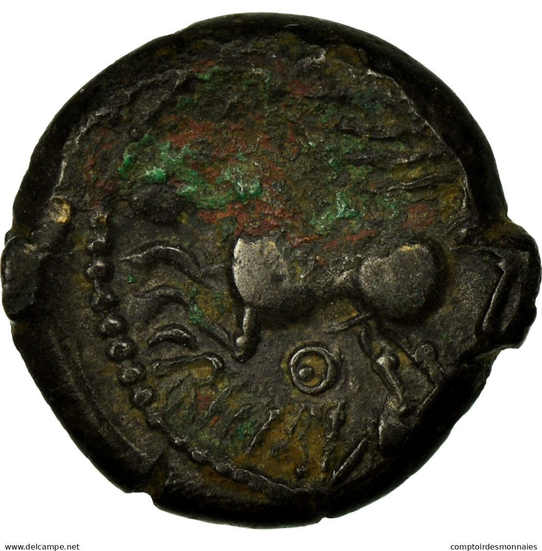 Monnaie, Suessions, Bronze, TTB, Bronze, Delestrée:557 - Celtic