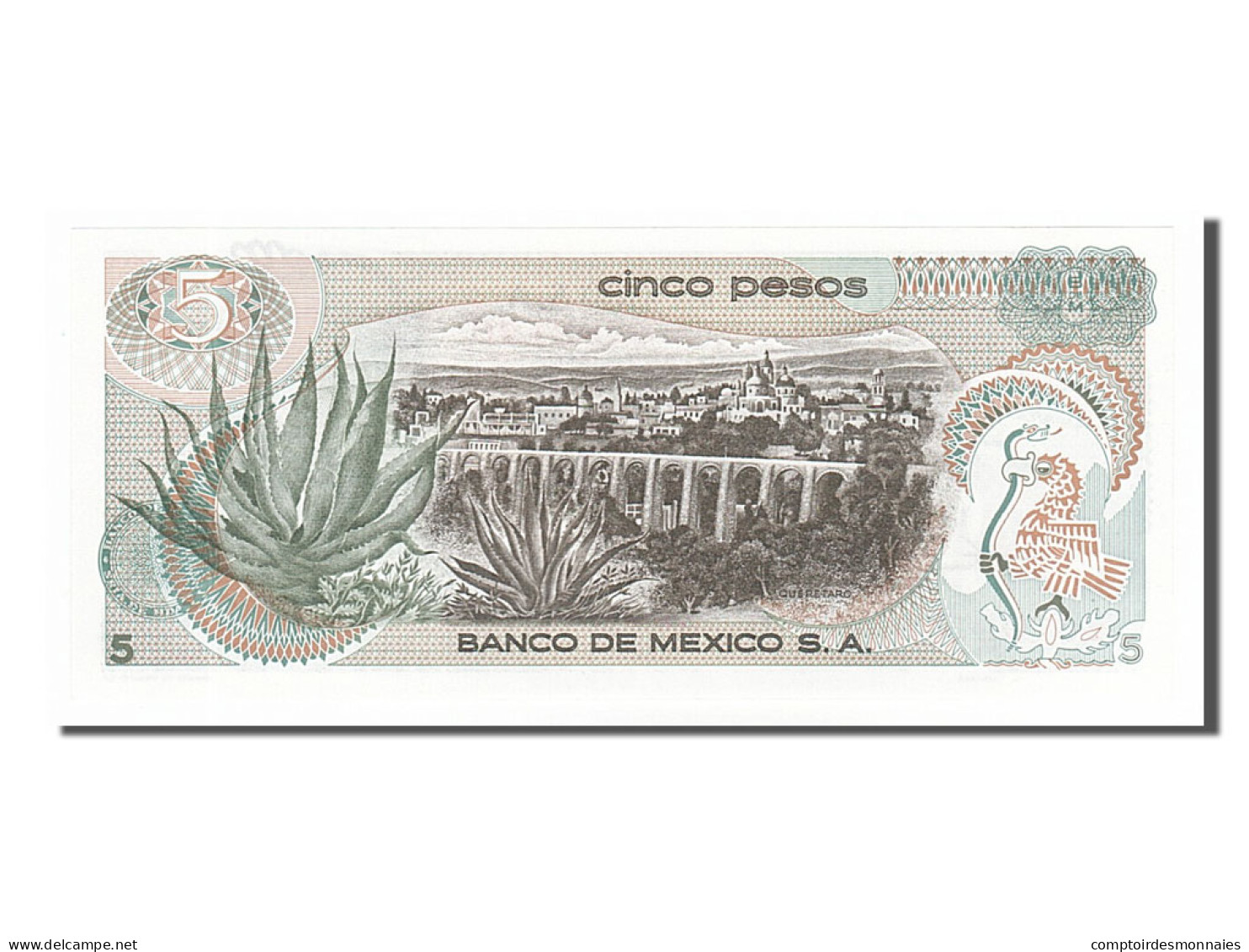 Billet, Mexique, 5 Pesos, 1971, 1971-10-27, NEUF - México