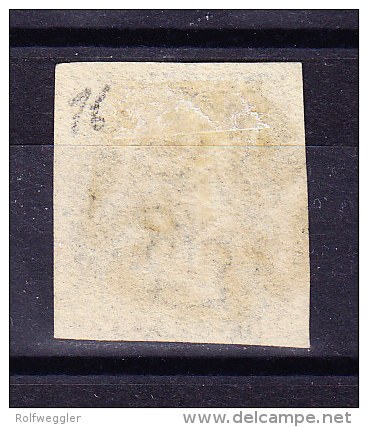 SG #1 - One Penny Black 1840 Gestempelt P.16 - Usados