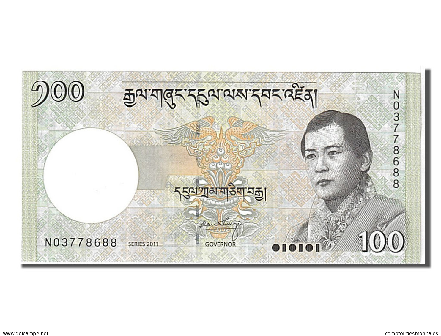 Billet, Bhoutan, 100 Ngultrum, 2011, NEUF - Bhután