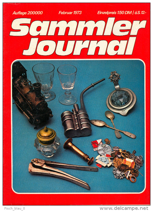 Magazin Sammler-Journal 02/1973 Hobby Sammeln Collector Deutschland GERMANY Collecting Magazine BRD - Tempo Libero & Collezioni
