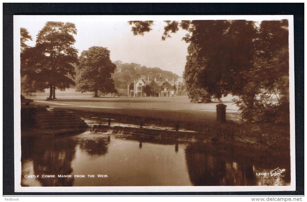 RB 985 - Walter Scott Real Photo Postcard - Castle Combe Manor From The Weir - Wiltshire - Otros & Sin Clasificación