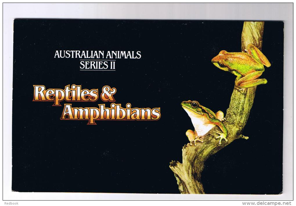 RB 986 - Australia 1981 Presentation Pack - Reptiles &amp; Amphibians - SeriesII - Mint Stamps