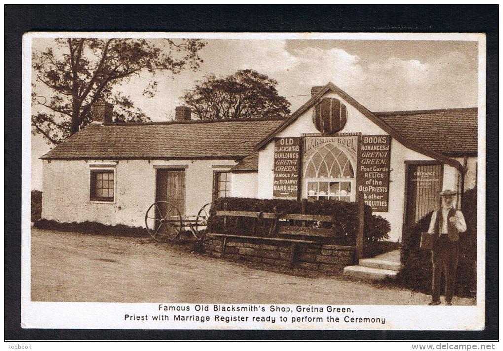 RB 986 - Famous Old Blacksmith's Shop - Gretna Green - Dumfries &amp; Galloway - Scotland - Dumfriesshire