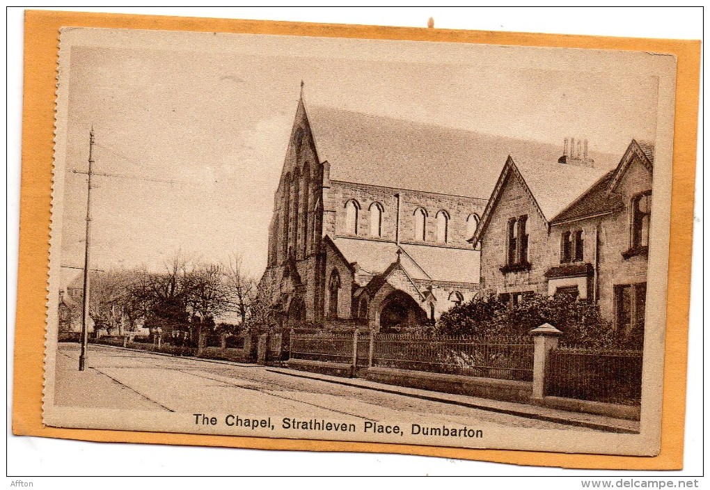 Dumbarton 1910 Postcard - Dunbartonshire