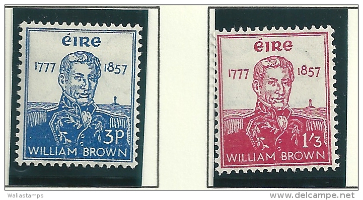 Ireland 1957 SG 168-7 MM - Unused Stamps