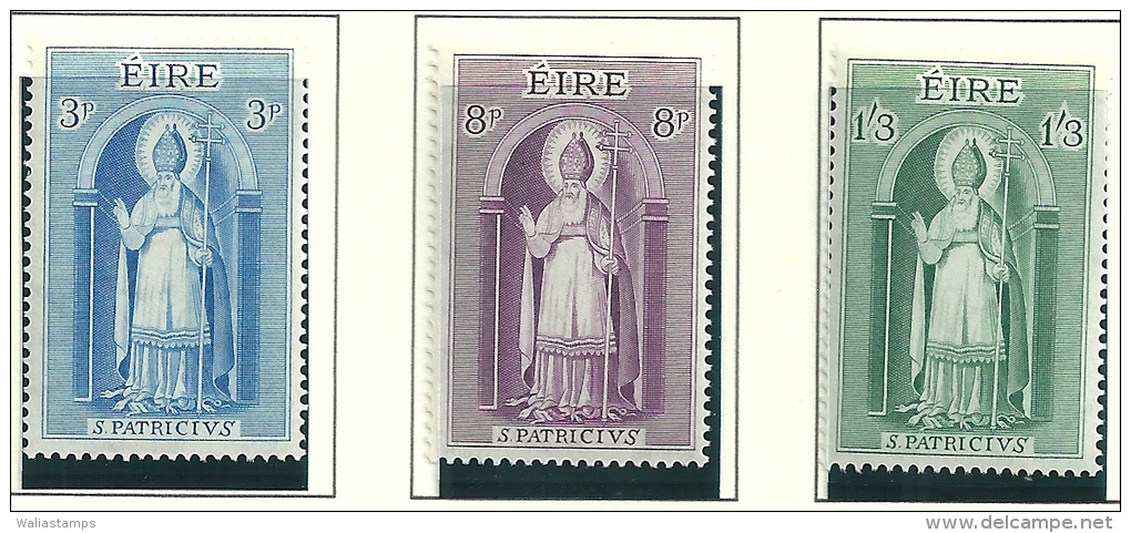 Ireland 1961 SG 186-8 MM - Unused Stamps