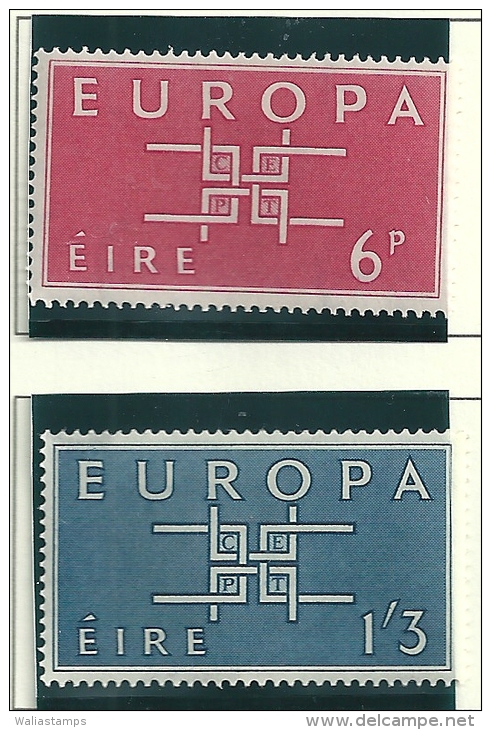 Ireland 1963 SG 195-6 MM - Unused Stamps