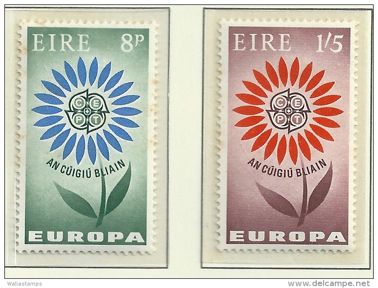 Ireland 1964 SG 203-4 MM - Unused Stamps