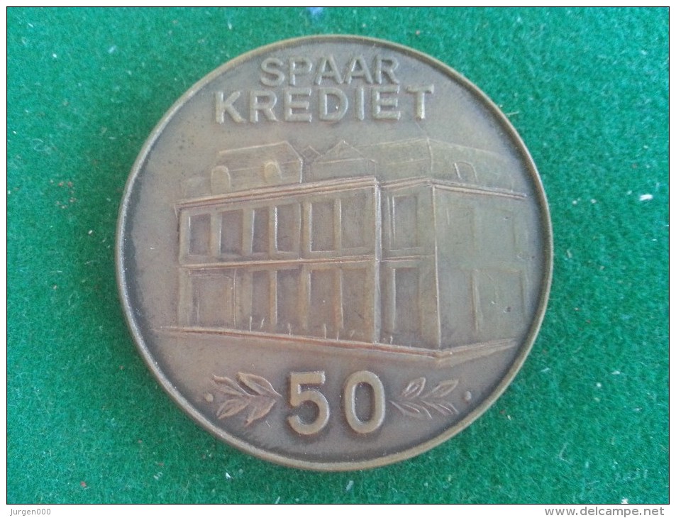 Spaarkrediet, 1919-1969, 19 Gram (medailles0167) - Profesionales / De Sociedad