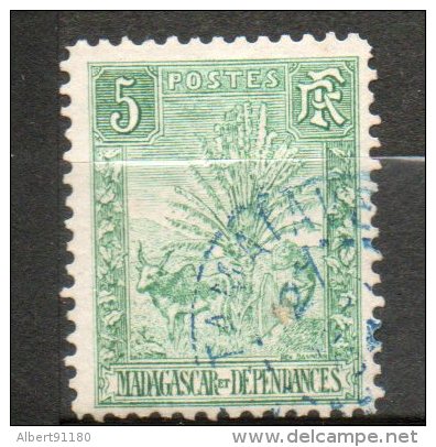 MADAGASCAR  5c Vert 1903 N°66 - Oblitérés