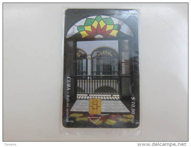 Chip Phonecard,Balcon Interior,used - Kuba