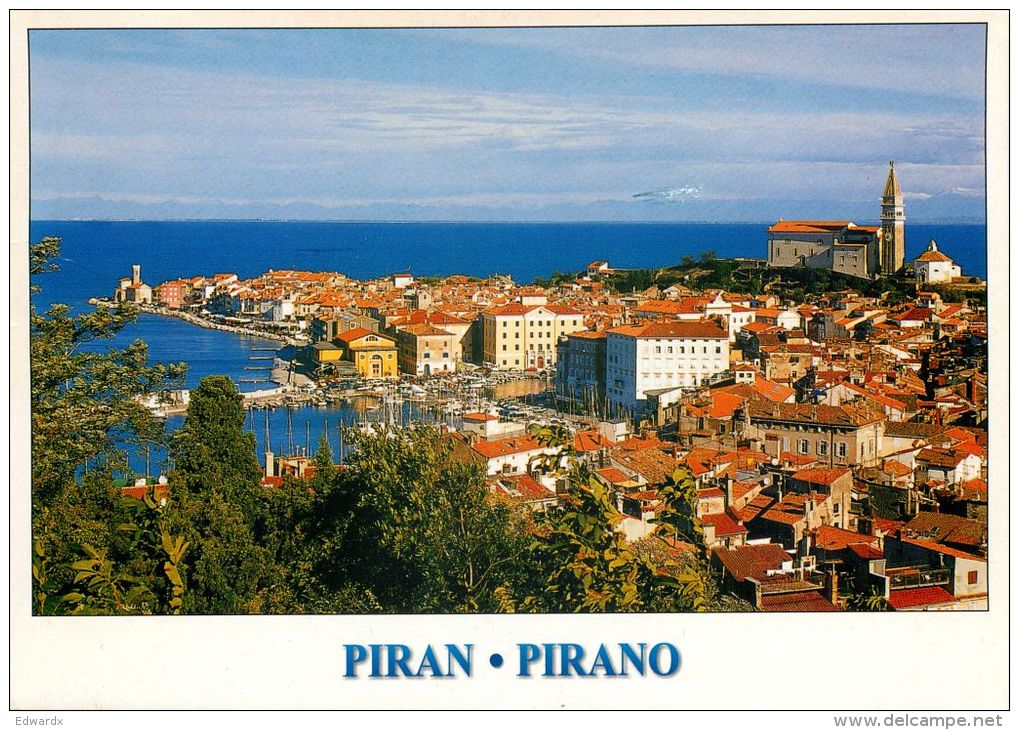 Piran, Slovenia Postcard Used Posted To UK 2004 - Slovenia