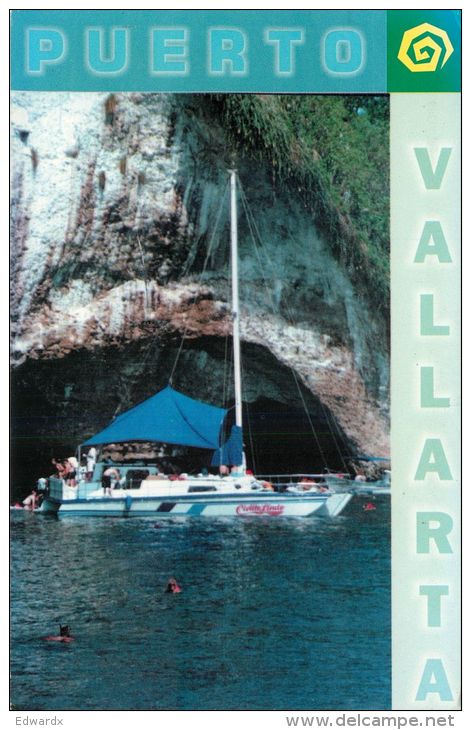 Puerto Vallarta, Mexico Postcard Used Posted To UK 2000s Nice Stamp - Mexique