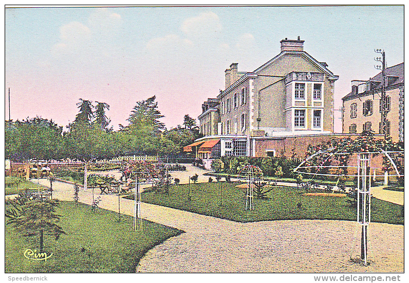 23736 LE POULDU (Finistère) - Hôtel Des Grands Sables - CIM -cpa Roseraie Colorisée - Le Pouldu