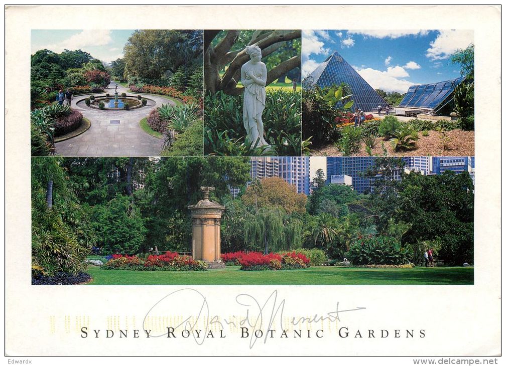 Royal Botanic Gardens, Sydney, NSW, Australia  Postcard Used Posted To UK 192008 Stamp - Sydney