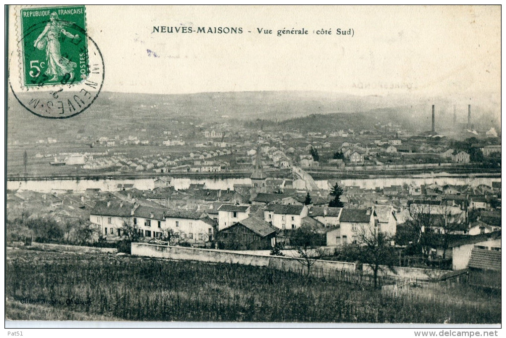 54 - Neuves Maisons : Vue Générale - Côté Sud - Neuves Maisons